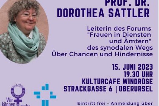 Vortrag mit Dorothee Sattler